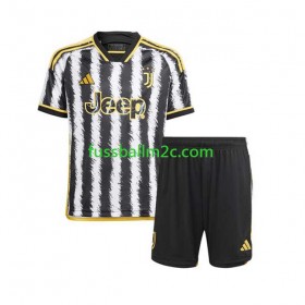 Fußballtrikots Juventus Kinder Heim Trikotsatz 2023-2024